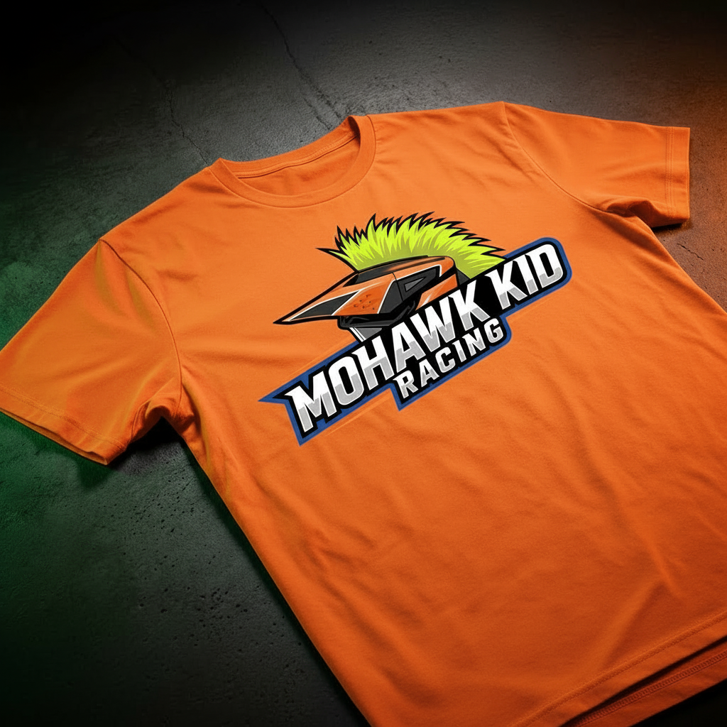 Mohawk Kid Racing Tee